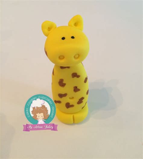 Giraffe Fondant Cake Topper - Etsy