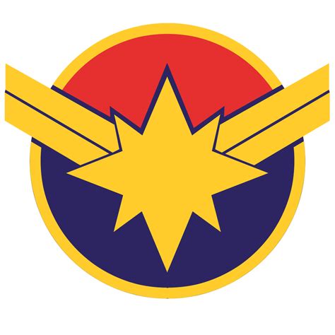 Captain Marvel Logo Vector At Collection Of Captain