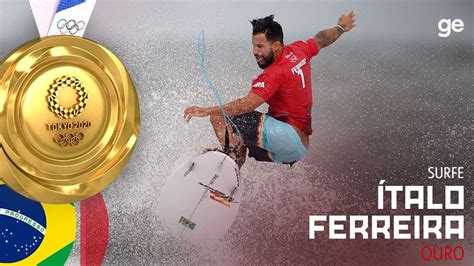 ÍTALO FERREIRA ganha a medalha de Ouro no Surf Scrolller