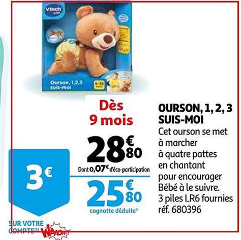 Promo Ourson Suis Moi Chez Auchan Icatalogue Fr