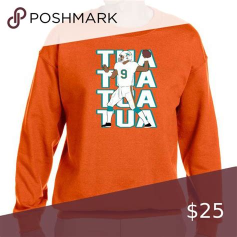 Miami Dolphins Tua Tagovailoa Crewneck Sweatshirt Crew Neck