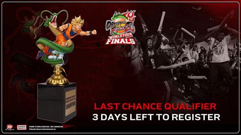 Dbfz World Tour Last Chance Qualifier Registration Closes Soon Dashfight