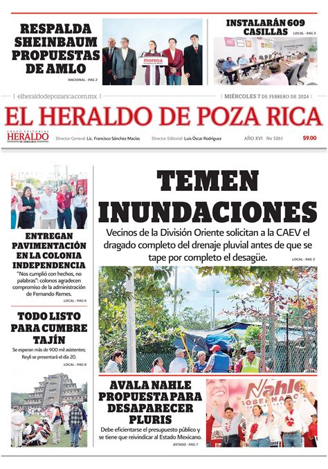 El Heraldo De Poza Rica 7 De Febrero De 2024 By Poza Acme Issuu