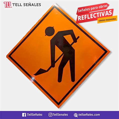 Señal hombres trabajando Tell Señales