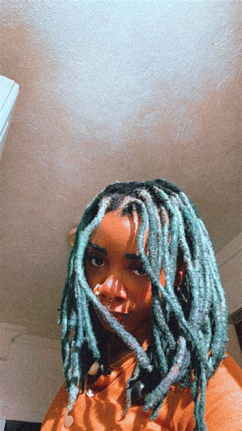 Green Shego Locs 🔋💚 Beautiful Dyed Locs