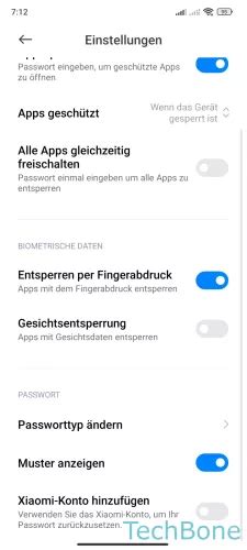 Xiaomi App Sperre Verwenden Techbone