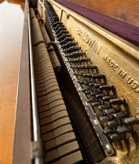 Used Baldwin Acrosonic Classic Upright Piano Satin Walnut — Alamo Music Center