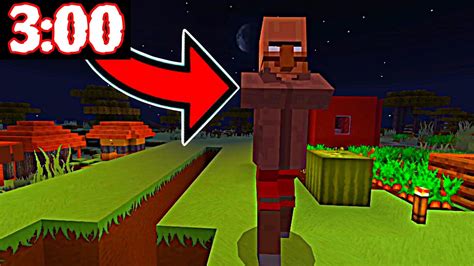 NUNCA ENFRENTES A Este ALDEANO A Las 3 00 AM En MINECRAFT YouTube