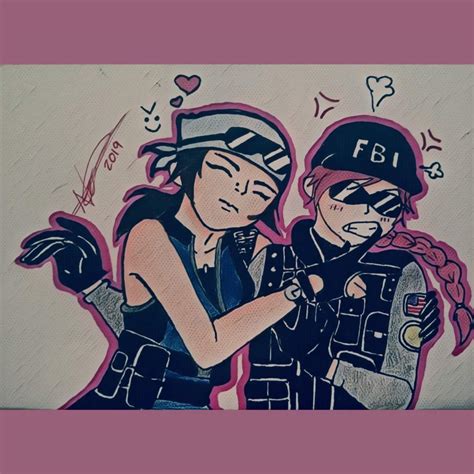 Kali And Ash Drawing 8 Rainbow Six Siege Amino