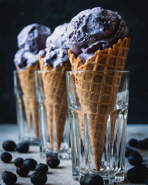 Blueberry Lavender Ice Cream Recipe The Feedfeed