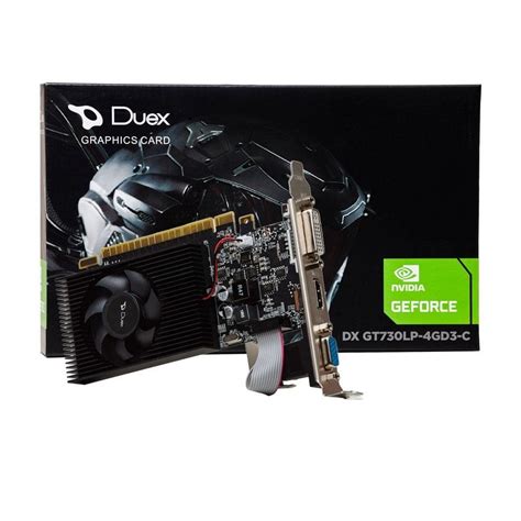 Placa De Vídeo Nvidia Duex Geforce Gt 730 KaBuM