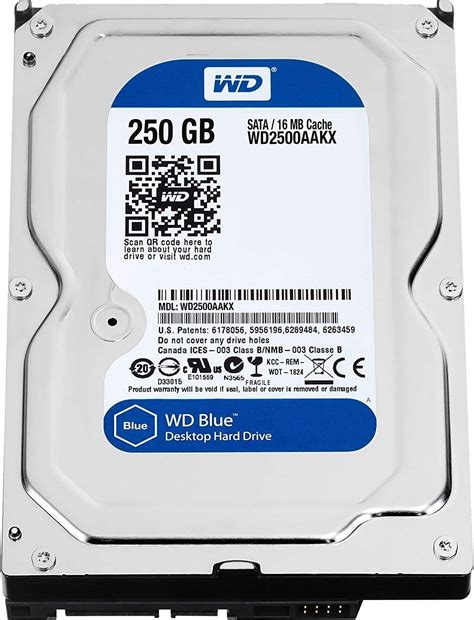 Amazon Western Digital Blue WD5000AZLX 500GB 7200 RPM 32MB Cache