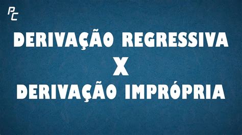 Deriva O Regressiva X Deriva O Impr Pria Youtube