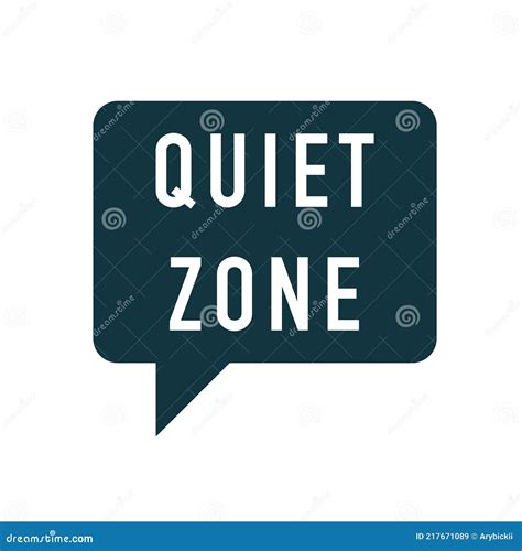 Quiet Zone Sign Silence Icon Poster Silent Please Octagon Yellow