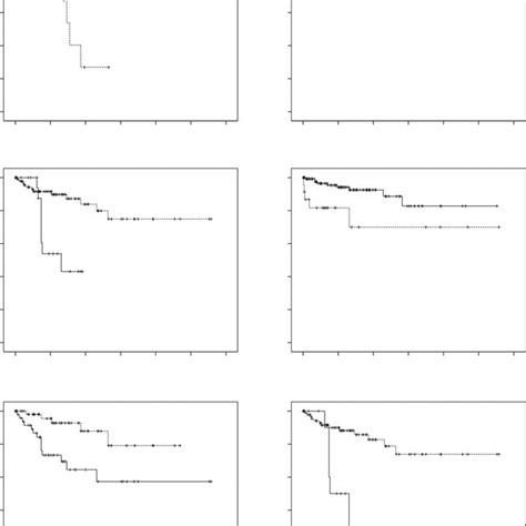 Kaplan Meier Curves Of Dfs And Os Ticks Indicate Censored