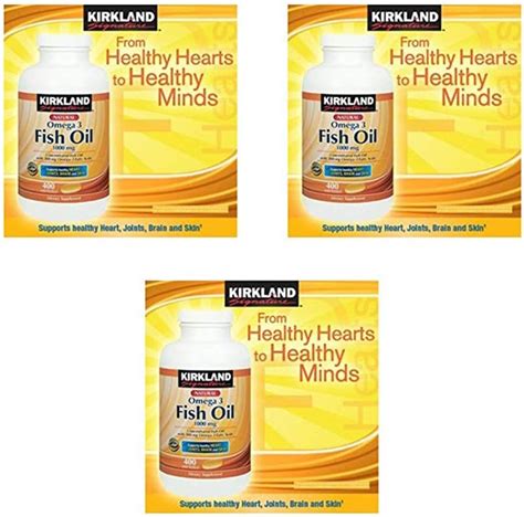 Kirkland Signature Fish Oil Concentrate With Omega 3 Fatty