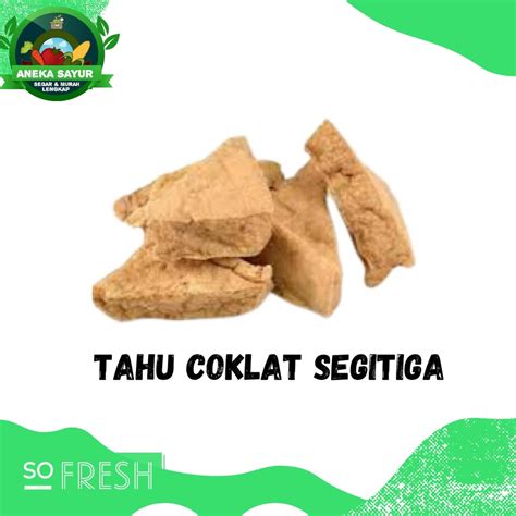 Jual Tahu Coklat Segitiga Shopee Indonesia