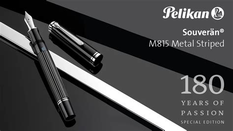 Pelikan Souver N Metal Striped Special Edition Youtube