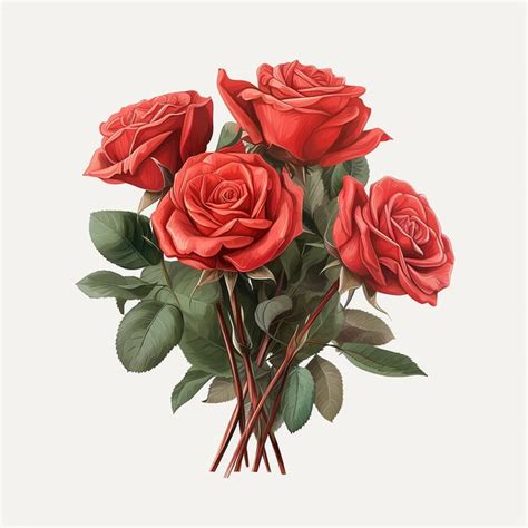 Premium Photo Valentines Day Gift Romantic Red Rose Bouquets For