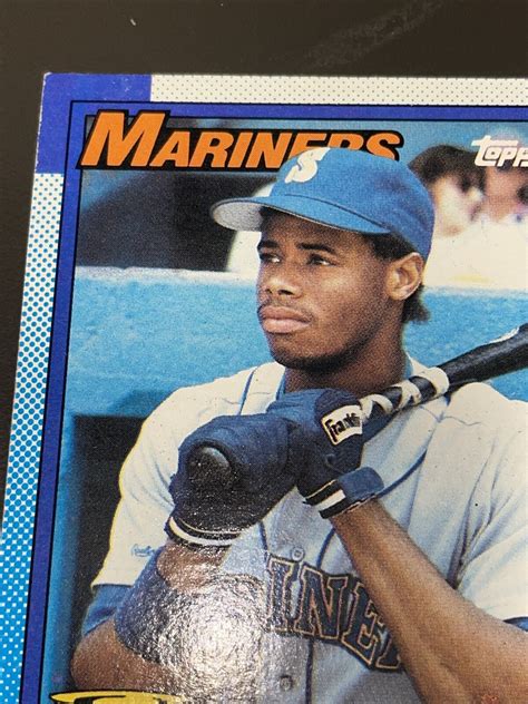 Topps Ken Griffey Jr Rookie Card A S Rookie Very Rare Red