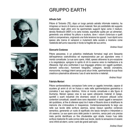 Gruppo Earth Celli Costanzo Mariani Interpretare Il