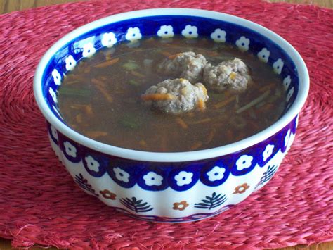 Latvian Frikadelu Zupa Meatball Soup Meatball Soup Meatballs