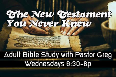 "The New Testament You Never Knew" Adult Bible Study | Light of the World
