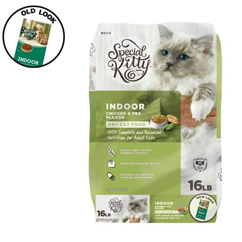 Special Kitty Indoor Formula Dry Cat Food Chicken And Pea Flavor 16 Lb