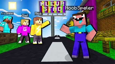 Noobie Op Weg Naar Kleurstad Minecraft Survival Youtube