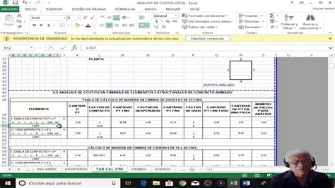 Capitulo Iii Cimbra En Zapatas CÁlculo Y Costo Por M2 Youtube