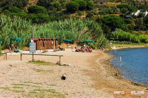 Der Strand Mola In Porto Azzurro Insel Elba