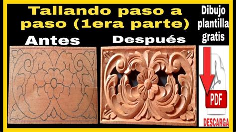 Como Realizar Una Talla En Madera A Mano Con Gubias En Bajo Relieve