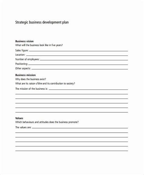 Business Development Plan Template New Law Firm Business Development ...