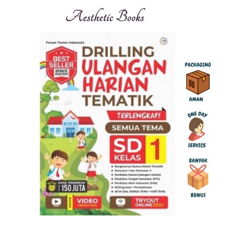 Jual Buku Drilling Ulangan Harian Tematik Kelas Sd Mi Forum Edukasi