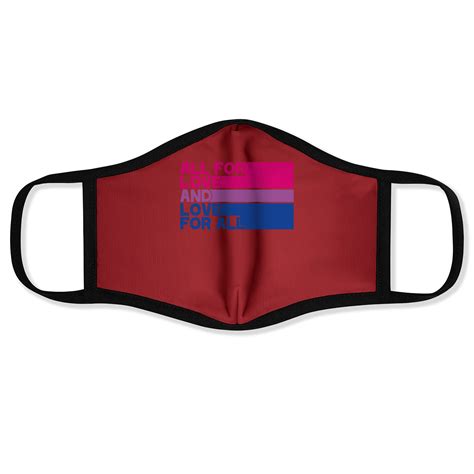 Femboy Pride Flag Face Masks Bisexual Pride Flag