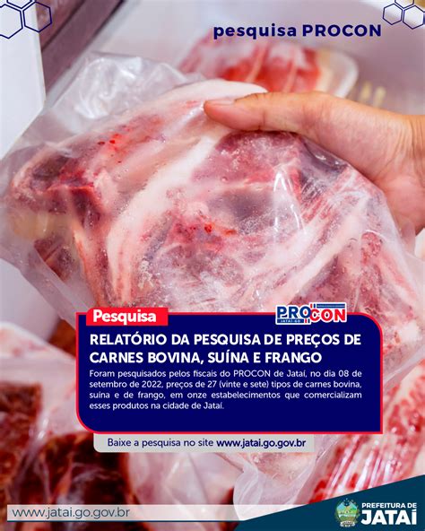 RELATÓRIO DA PESQUISA DE PREÇOS DE CARNES BOVINA SUÍNA E FRANGO