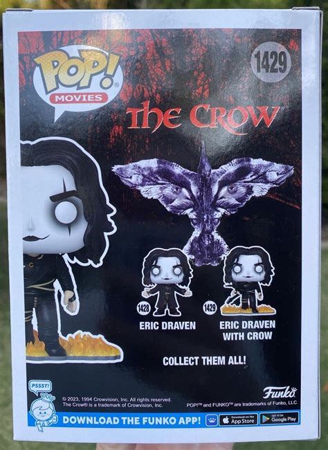 The Crow Eric Draven With Crow Funko Pop Vinyl Figure New