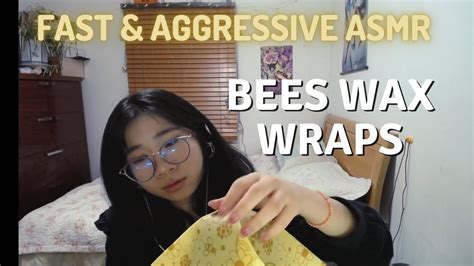 Underrated ASMR Beeswax Wrap Paper Tapping And Scratching YouTube