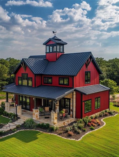 Pin By Scott Gatlin On Modern Farmhouse Barn Style House Plans Barn