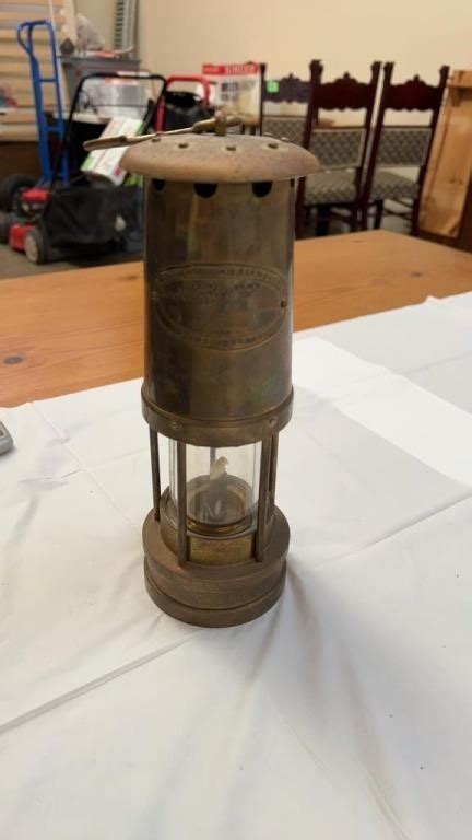 Antique Coal Mining Lamp Lantern Live And Online Auctions On