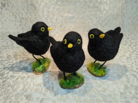 Cornish Chough Bird Textile Sculpture Etsy Uk