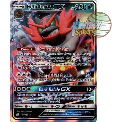 Pok Mon F Linferno Gx Ultra Rare Soleil Et Lune Duo De