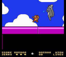 Screenshot Of Tom Jerry NES 1991 MobyGames