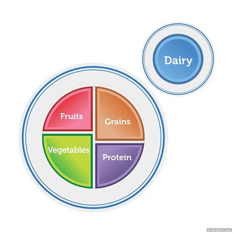 Myplate Blank Template