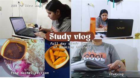 Study Vlog Full Day Study Routine Of Banking Aspirant And Rrb Po Live