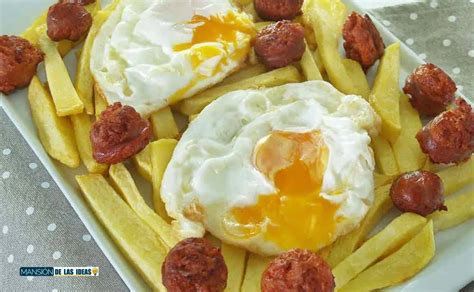 Huevos Rotos Con Chorizo 【 2023