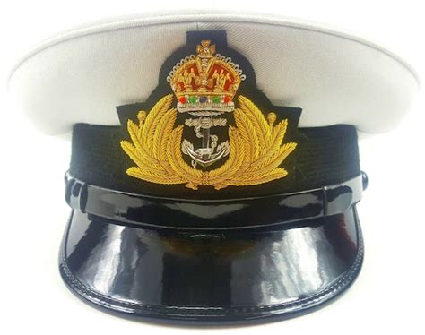 Royal Navy Officer Hat Naval Peak Cap R N Cap With Bullion - Etsy Australia