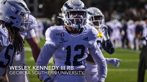 Wesley Kennedy III Georgia Southern Life And Football YouTube