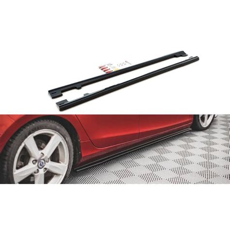 Achat Maxton Set Des Diffeuseur Des Bas De Caisse Volvo V40 Gloss Black