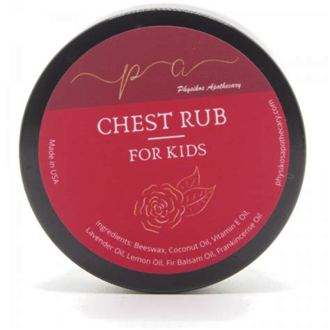Chest Rub For Kids Physikos Apothecary